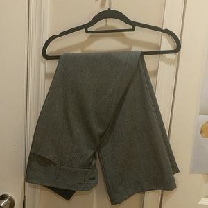 Grey Express Editor pants. Size 4R hemmed.